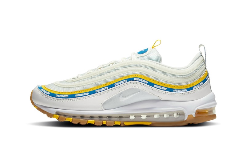 Undefeated Nike Air Max 97 UCLA Bruins Blue Gold Colors DC4830-100 Release