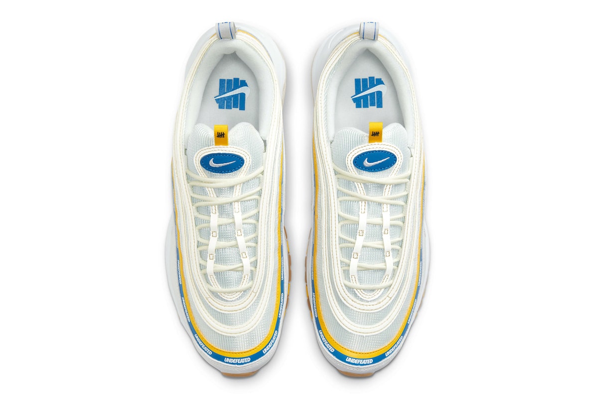 Undefeated Nike Air Max 97 UCLA Bruins Blue Gold Colors DC4830-100 Release