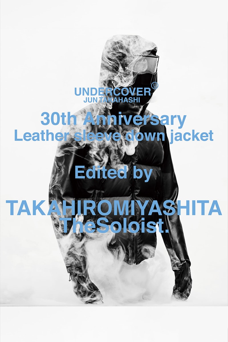 UNDERCOVER 30th Anniversary Leather Sleeve Down Jacket collaboration n. hoolywood jun takahashi sacai kolor takahiro miyashita the soloist fragment design hiroshi fujiwara limited edition price archive