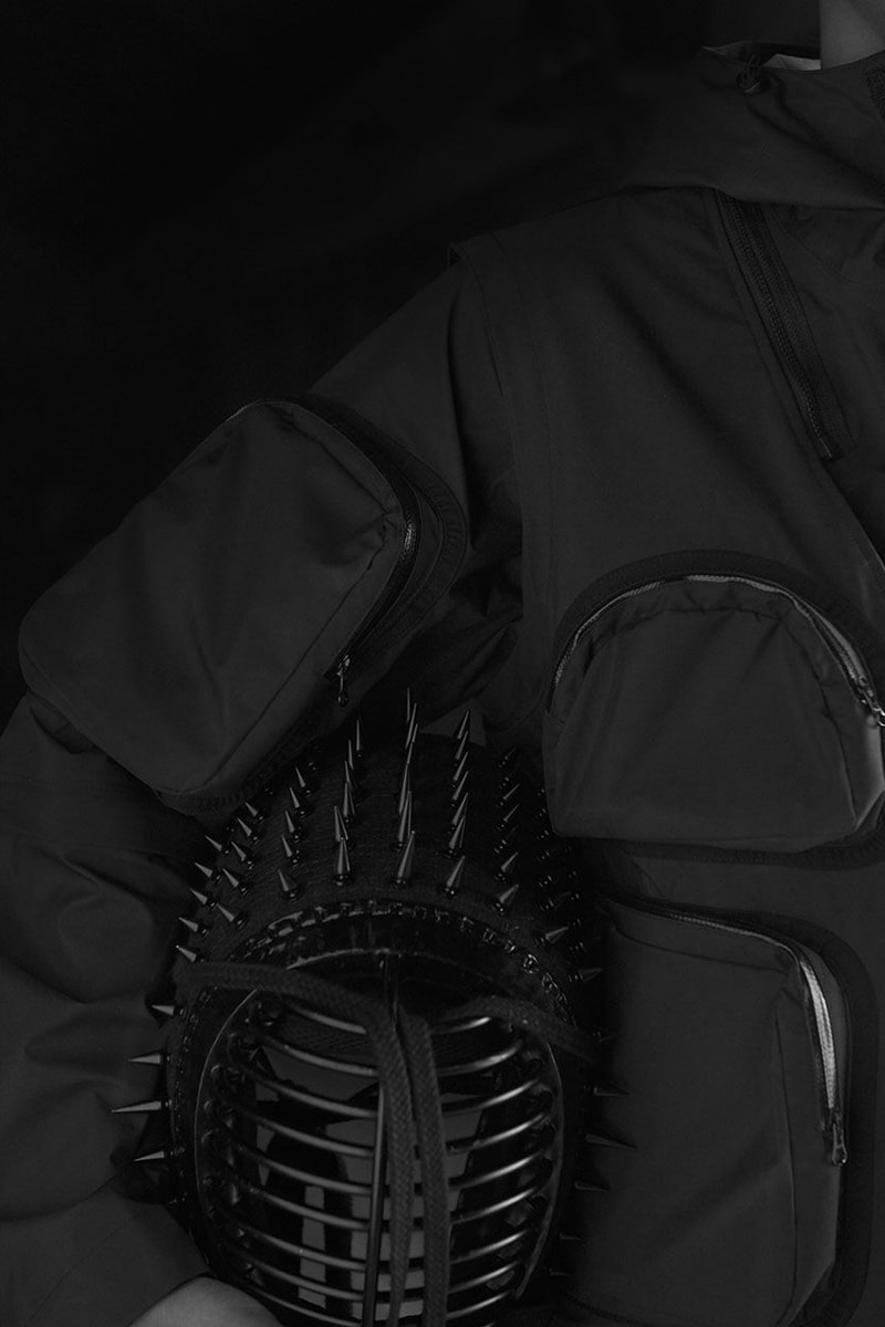 UNDERCOVER Nike Kendo Holiday Drop black parka nuz4301 vest jacket pants two in one modular garments winter 2020 collection capsule menswear streetwear