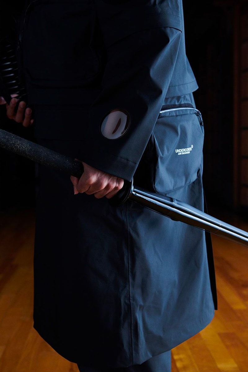 UNDERCOVER Nike Kendo Holiday Drop black parka nuz4301 vest jacket pants two in one modular garments winter 2020 collection capsule menswear streetwear