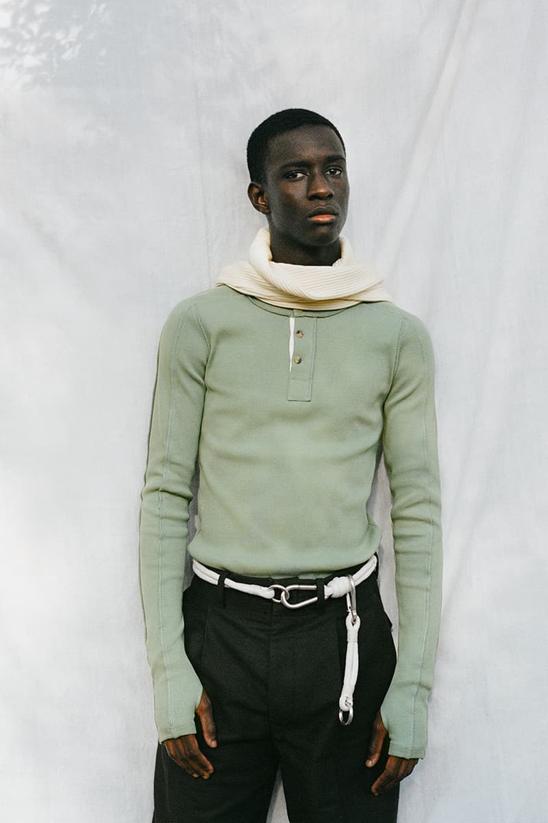 UNIFORME Paris Fall/Winter 2020 Collection Sustainability Julien T. Hamon Benoît Martinengo Corrèze France Lookbook Menswear Release Information Cosy Season Outerwear Sweaters Jumpers Knits Formal