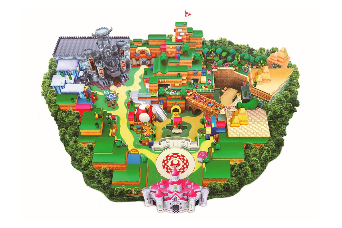Universal Studios Japan Super Nintendo World Map Release Amusement Park Zone Food Super Mario
