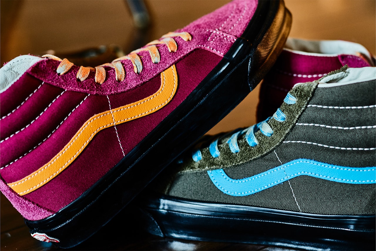 vans vault billy's tokyo chukka boot sk8-h suede olive pink blue orange release date info pricing buying guide photos