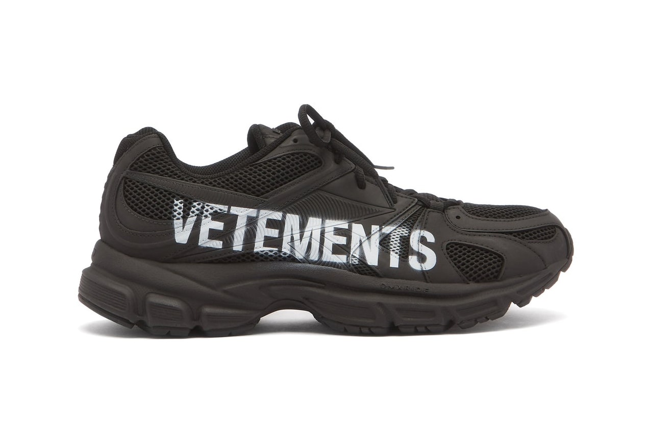 REEBOK X VETEMENTS, Black Men's Sneakers
