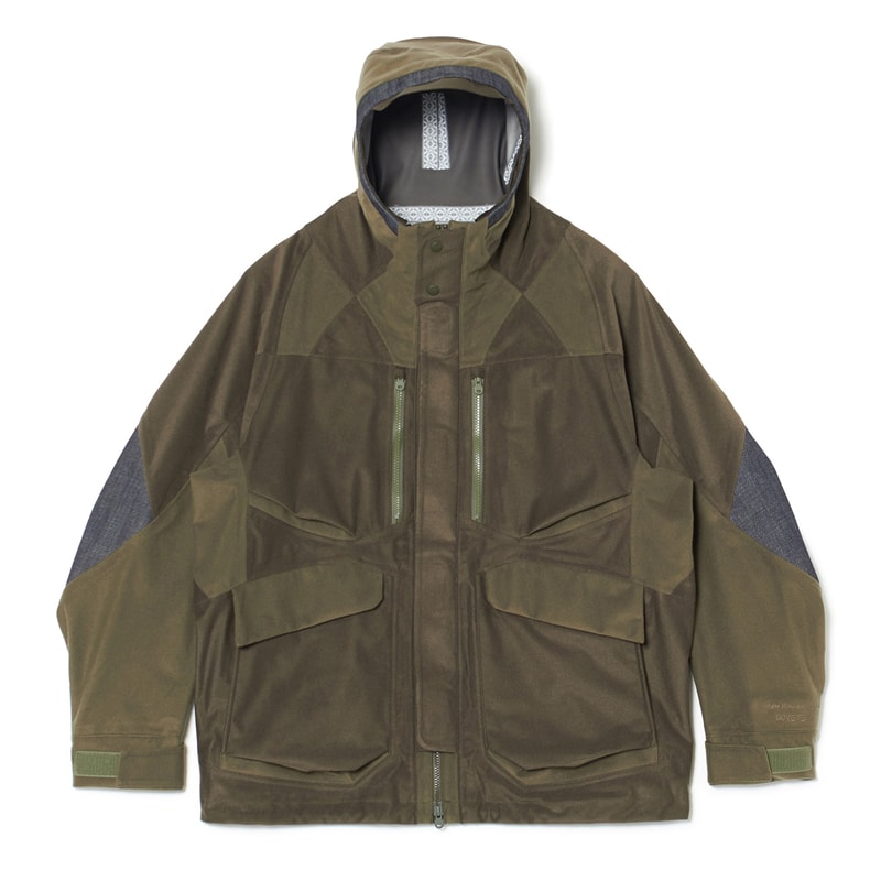 WHITE MOUNTAINEERING FW20 Pendleton, Patchwork Fleece capsule collection jacket gore tex vest jacket bag neck warmer accessories collaboration fall winter 2020 collection japan