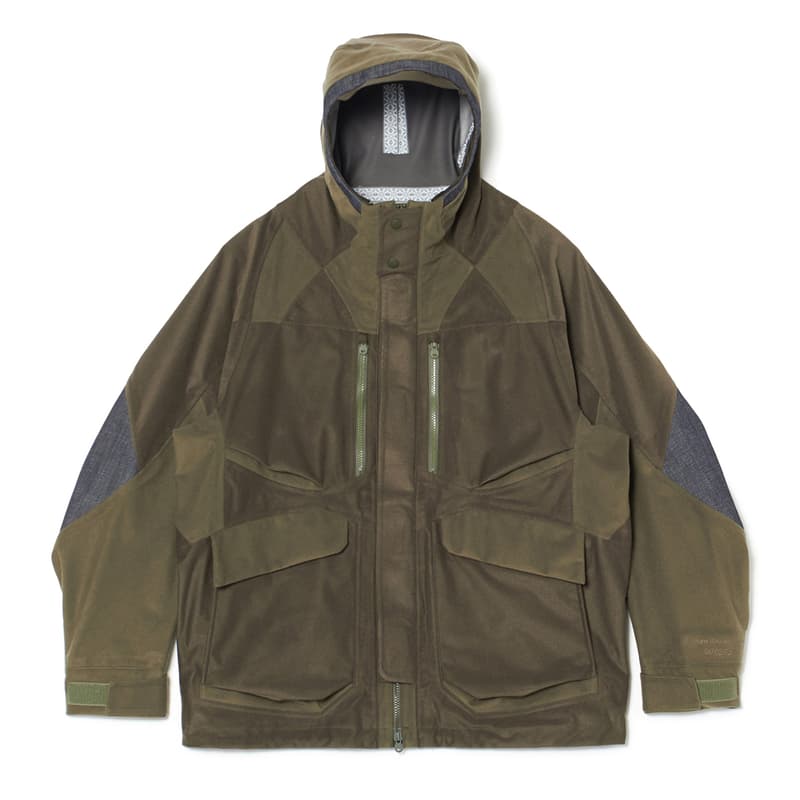 WHITE MOUNTAINEERING FW20 Pendleton, Patchwork Fleece capsule collection jacket gore tex vest jacket bag neck warmer accessories collaboration fall winter 2020 collection japan