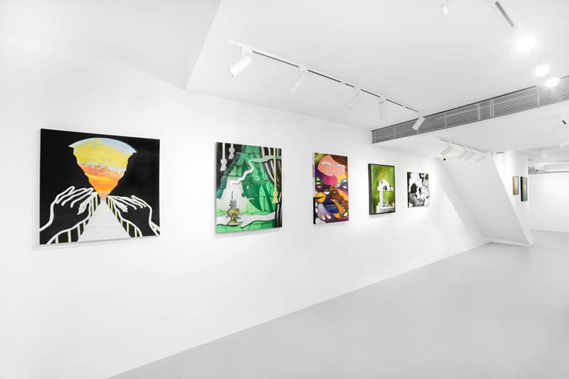 woaw gallery universes three group exhibition hong kong paintings artworks