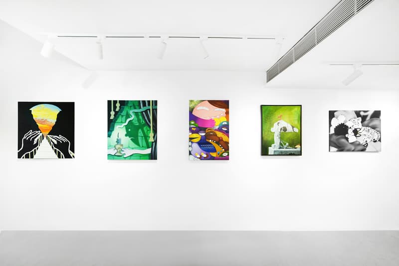 woaw gallery universes three group exhibition hong kong paintings artworks