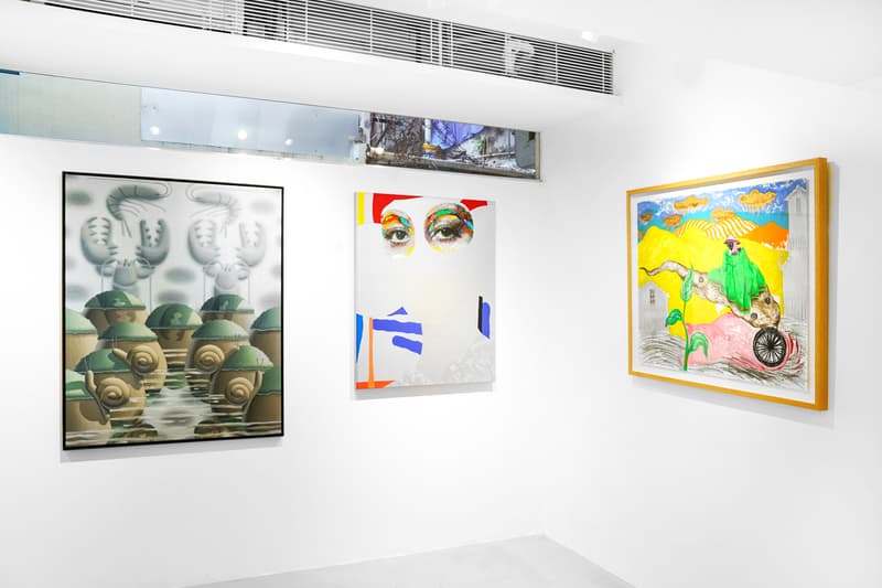 woaw gallery universes three group exhibition hong kong paintings artworks