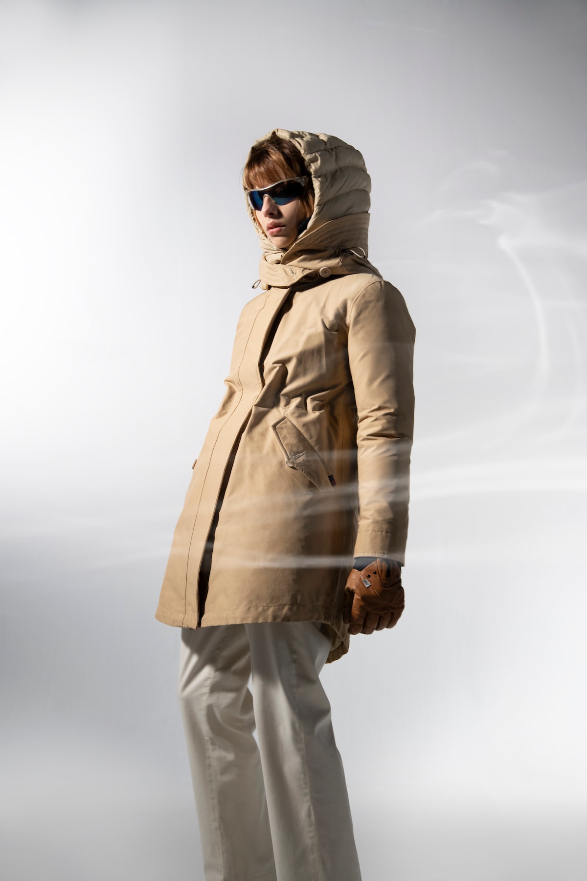 woolrich parka line women luxe tech eco innovation tech photoshoot hypebeast fashion apparel