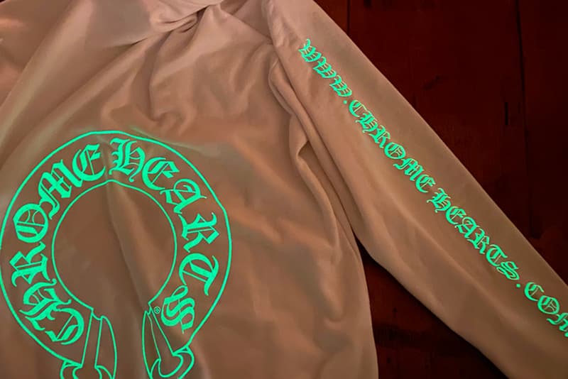 WWW.CHROMEHEARTS.COM WHITE GLOW ZIP UP HOODIE CH EBONY MAPLE BASEBALL BAT Release Info Buy Price