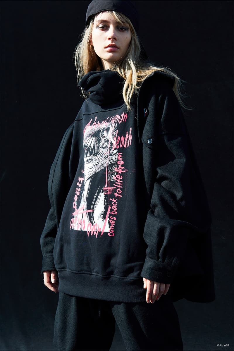 S’YTE Links Up With Manga Artist Junji Ito For Graphic-Heavy Collaboration Fashion Illustrations