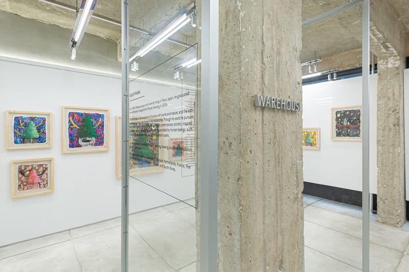 yuichi hirako growth rings warehouse gallery hong kong exhibition paintings artworks