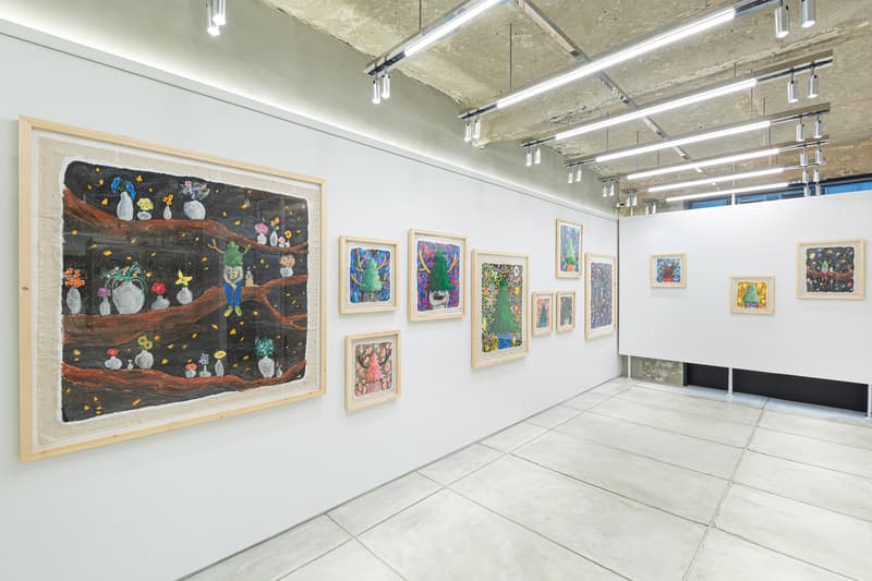 yuichi hirako growth rings warehouse gallery hong kong exhibition paintings artworks