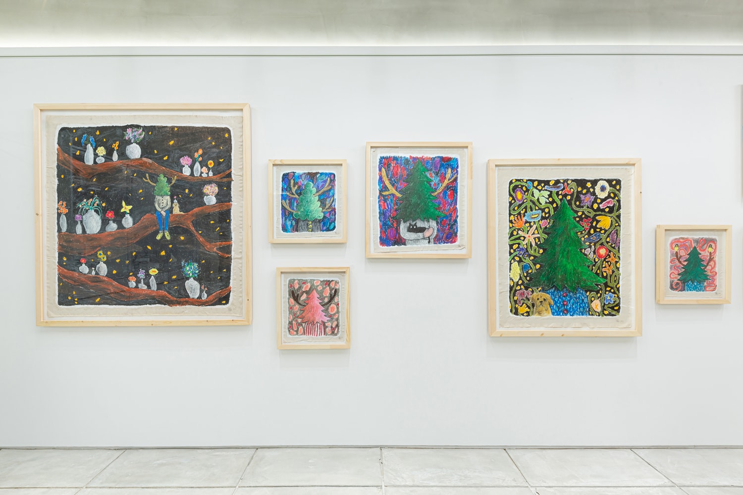 yuichi hirako growth rings warehouse gallery hong kong exhibition paintings artworks