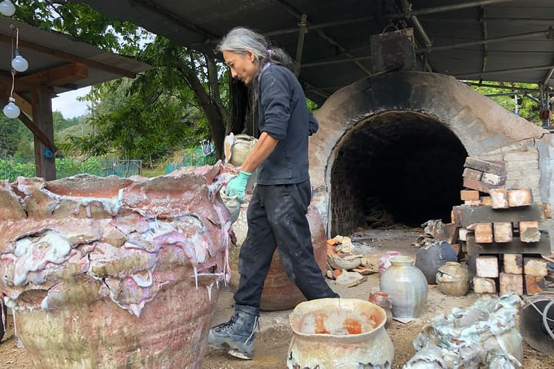 yuji ueda picking up seeds exhibition kaikai kiki gallery ceramics