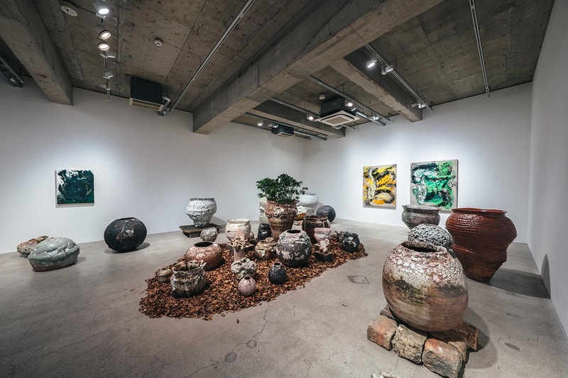 yuji ueda picking up seeds exhibition kaikai kiki gallery ceramics