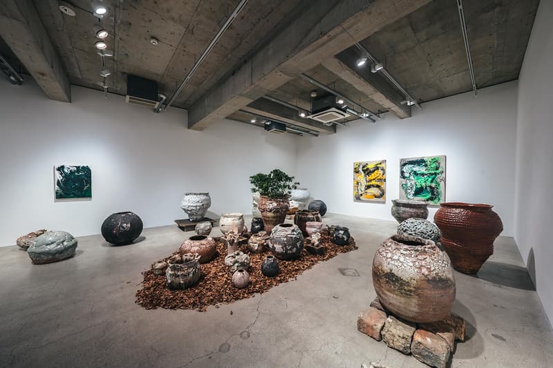 yuji ueda picking up seeds exhibition kaikai kiki gallery ceramics
