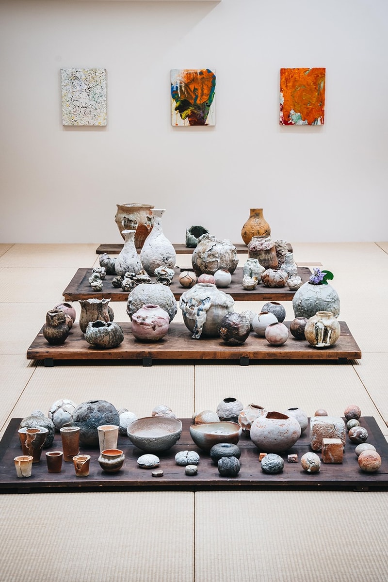 yuji ueda picking up seeds exhibition kaikai kiki gallery ceramics