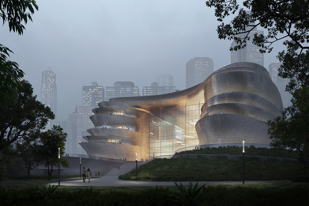 zaha hadid architects china shenzhen gaungming park science and technology museum 