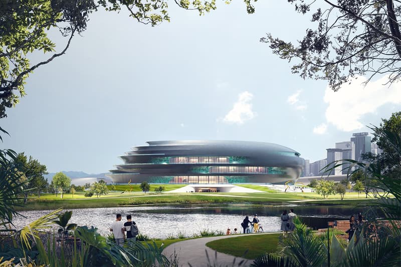 zaha hadid architects china shenzhen gaungming park science and technology museum