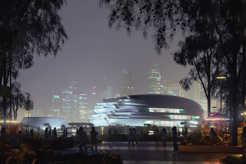 zaha hadid architects china shenzhen gaungming park science and technology museum 