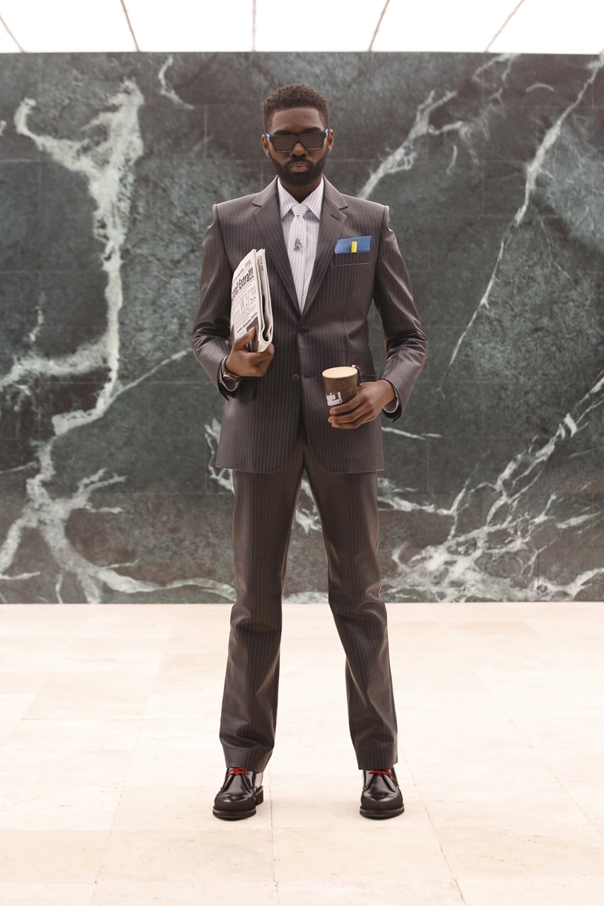 Louis Vuitton Men's Fall/Winter 2021 Runway Show Collection Virgil Abloh Men Artistic Director FW21 Ebonics / Snake Oil / The Black Box / Mirror, Mirror menswear fw21