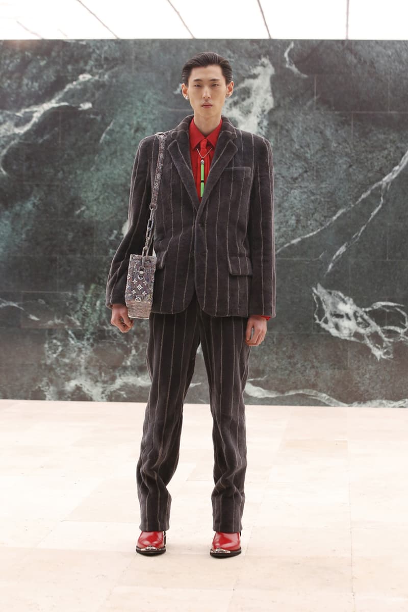 Louis Vuitton Men's Fall/Winter 2021 Runway Show Collection Virgil Abloh Men Artistic Director FW21 Ebonics / Snake Oil / The Black Box / Mirror, Mirror menswear fw21