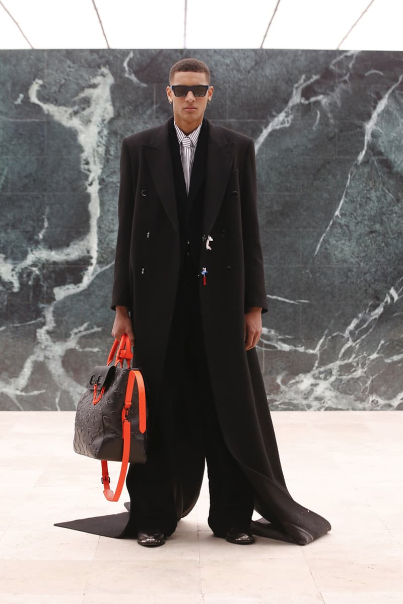 Louis Vuitton Men's Fall/Winter 2021 Runway Show Collection Virgil Abloh Men Artistic Director FW21 Ebonics / Snake Oil / The Black Box / Mirror, Mirror menswear fw21