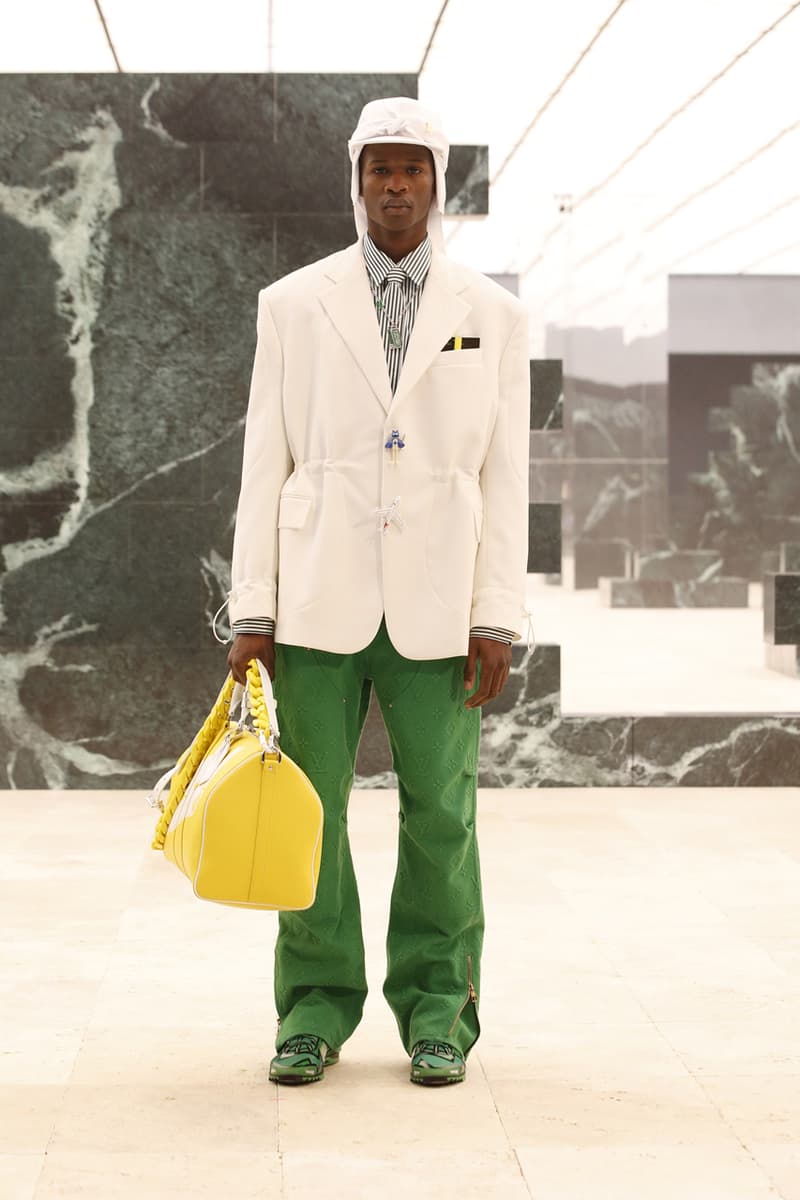 Louis Vuitton Men's Fall/Winter 2021 Runway Show Collection Virgil Abloh Men Artistic Director FW21 Ebonics / Snake Oil / The Black Box / Mirror, Mirror menswear fw21