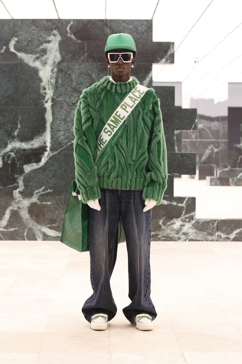 Louis Vuitton Men's Fall/Winter 2021 Runway Show Collection Virgil Abloh Men Artistic Director FW21 Ebonics / Snake Oil / The Black Box / Mirror, Mirror menswear fw21