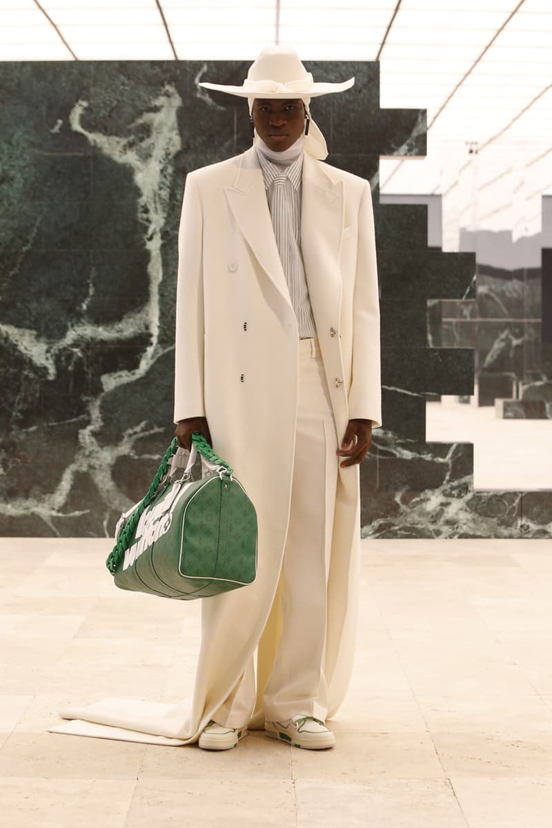 Louis Vuitton Men's Fall/Winter 2021 Runway Show Collection Virgil Abloh Men Artistic Director FW21 Ebonics / Snake Oil / The Black Box / Mirror, Mirror menswear fw21