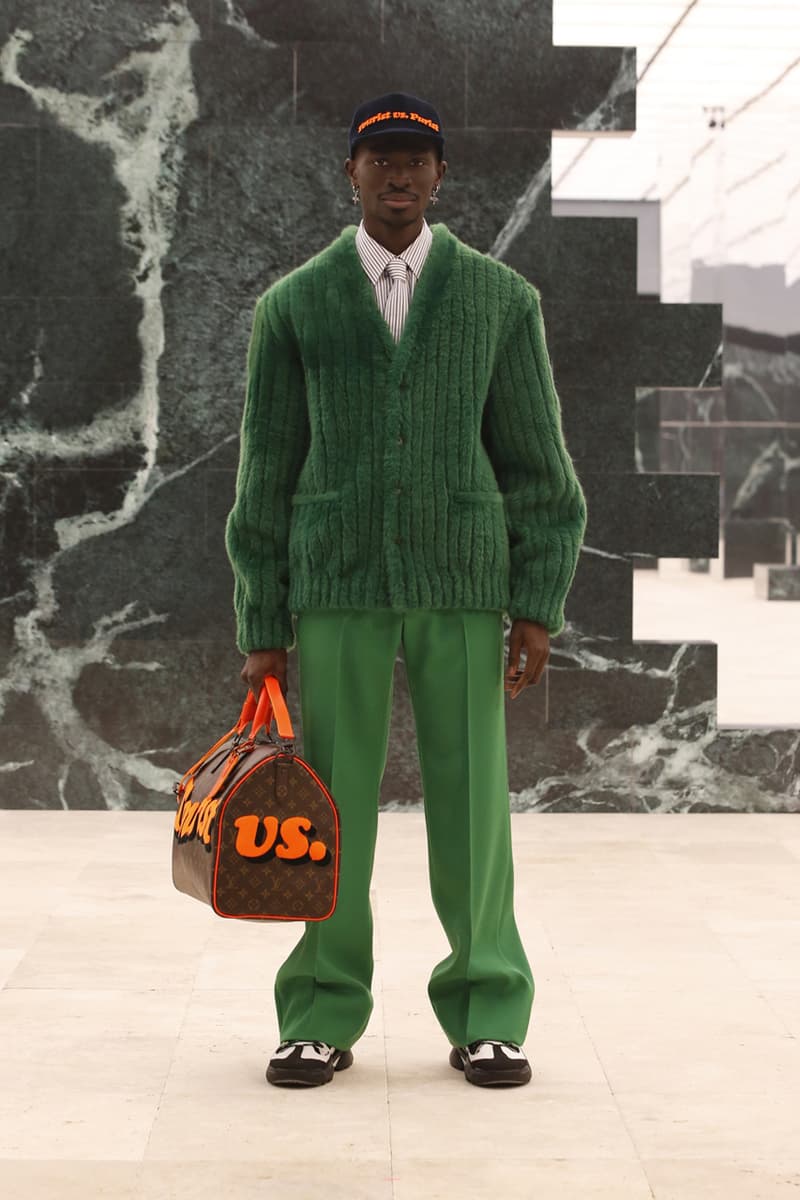 Louis Vuitton Men's Fall/Winter 2021 Runway Show Collection Virgil Abloh Men Artistic Director FW21 Ebonics / Snake Oil / The Black Box / Mirror, Mirror menswear fw21