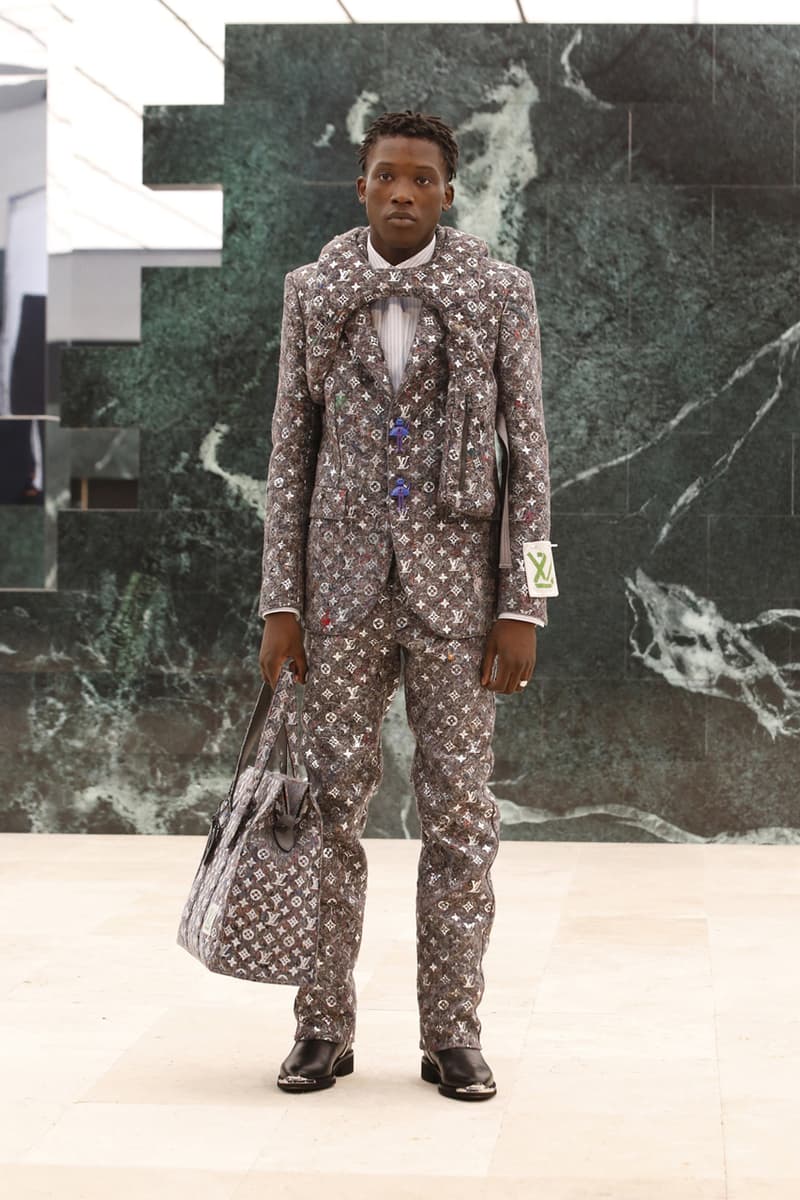 Louis Vuitton Men's Fall/Winter 2021 Runway Show Collection Virgil Abloh Men Artistic Director FW21 Ebonics / Snake Oil / The Black Box / Mirror, Mirror menswear fw21