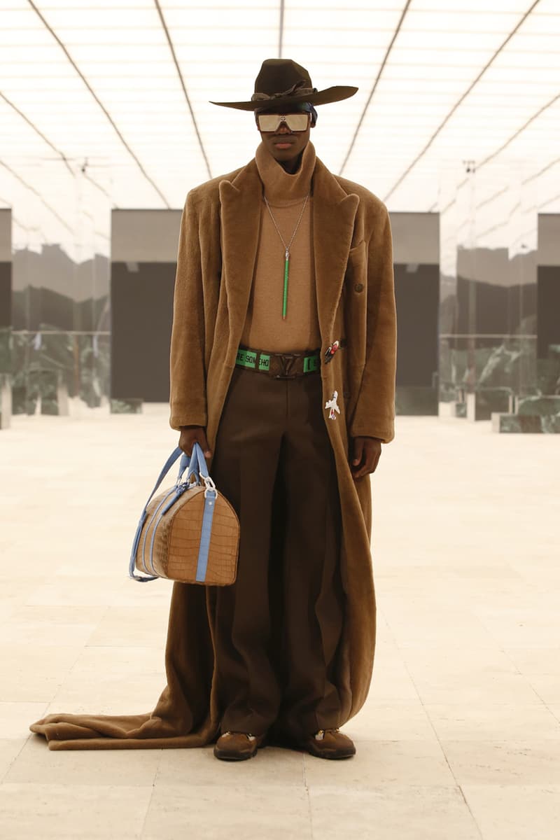 Louis Vuitton Men's Fall/Winter 2021 Runway Show Collection Virgil Abloh Men Artistic Director FW21 Ebonics / Snake Oil / The Black Box / Mirror, Mirror menswear fw21