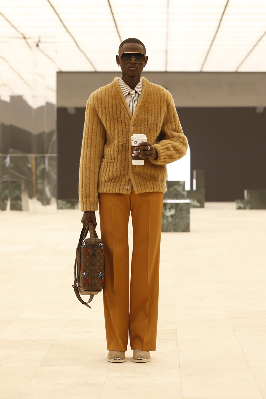 Louis Vuitton Men's Fall/Winter 2021 Runway Show Collection Virgil Abloh Men Artistic Director FW21 Ebonics / Snake Oil / The Black Box / Mirror, Mirror menswear fw21
