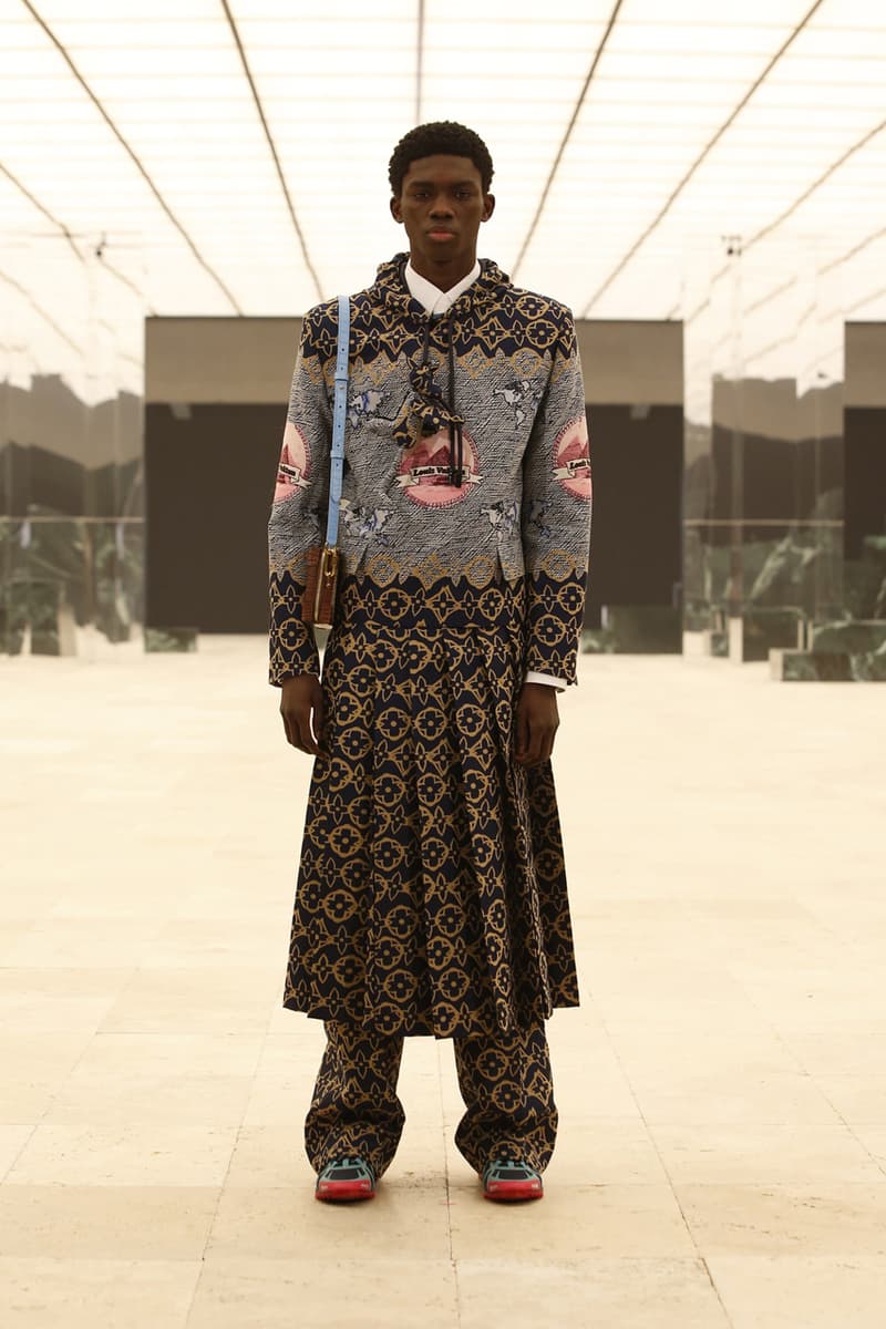 Louis Vuitton Men's Fall/Winter 2021 Runway Show Collection Virgil Abloh Men Artistic Director FW21 Ebonics / Snake Oil / The Black Box / Mirror, Mirror menswear fw21