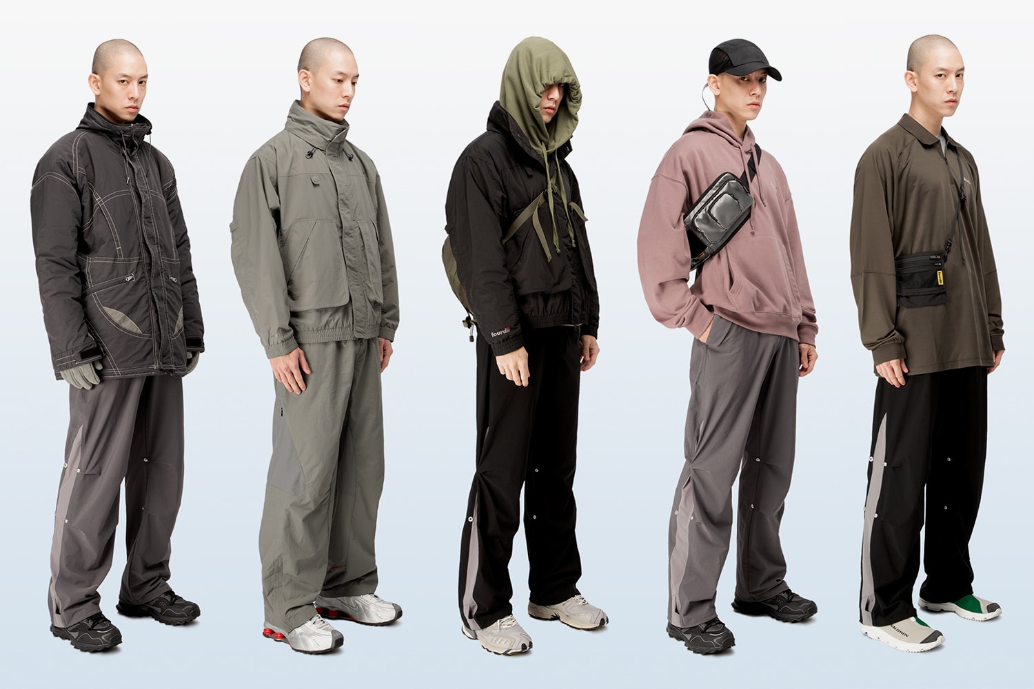 4DIMENSION® 2021 Collection Lookbook Release Jacket Hoodie T shirt bags Caps shorts pants