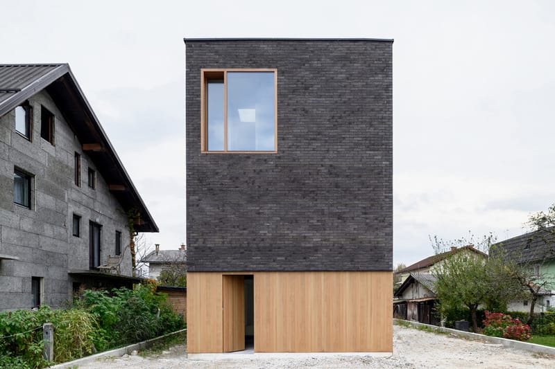 ARHITEKTURA's Double Brick House Anchors Once-Prosperous Slovenian Villa