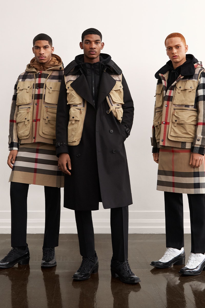 burberry Ricardo tisci lookbook trench coat camouflage camo floral fall winter 2021 FW21 pre-collection