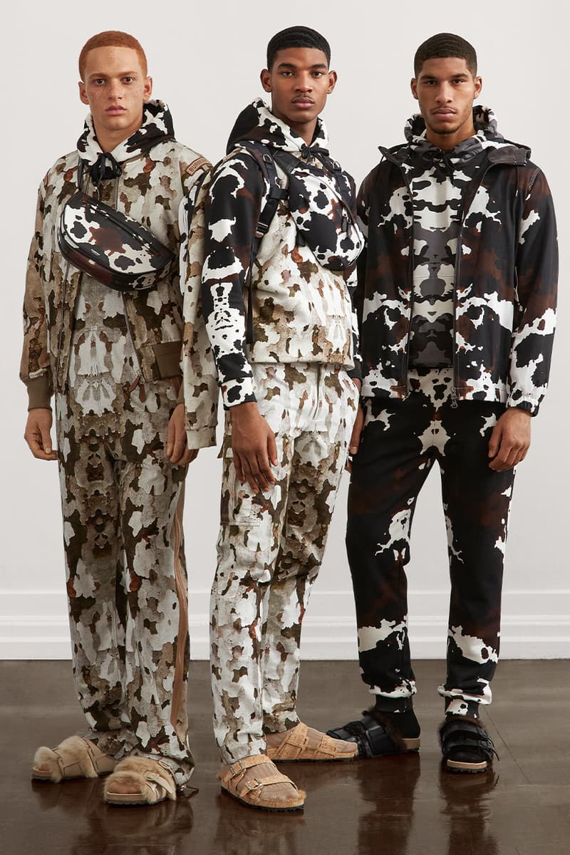 burberry Ricardo tisci lookbook trench coat camouflage camo floral fall winter 2021 FW21 pre-collection