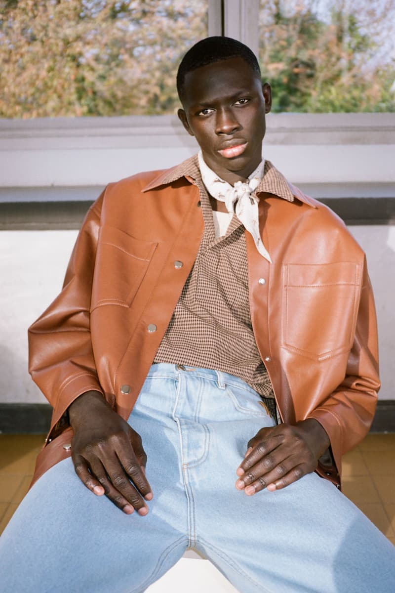 Nanushka Pre-Fall 2021 Collection Lookbook menswear denim print pattern sandor sandra