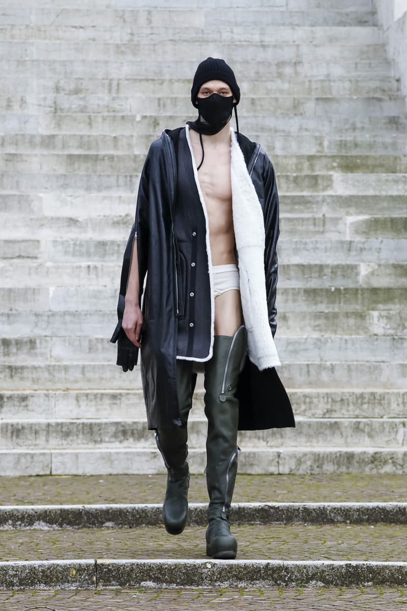Rick Owens FW21 Menswear Collection Lookbook fall winter 2021 show presentation watch runway converse collaboration GETHSEMANE