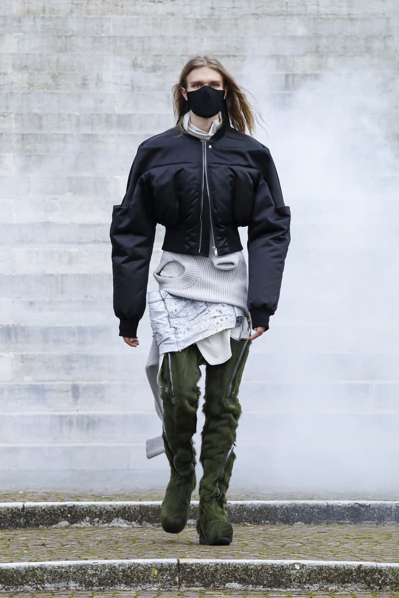 Rick Owens FW21 Menswear Collection Lookbook fall winter 2021 show presentation watch runway converse collaboration GETHSEMANE