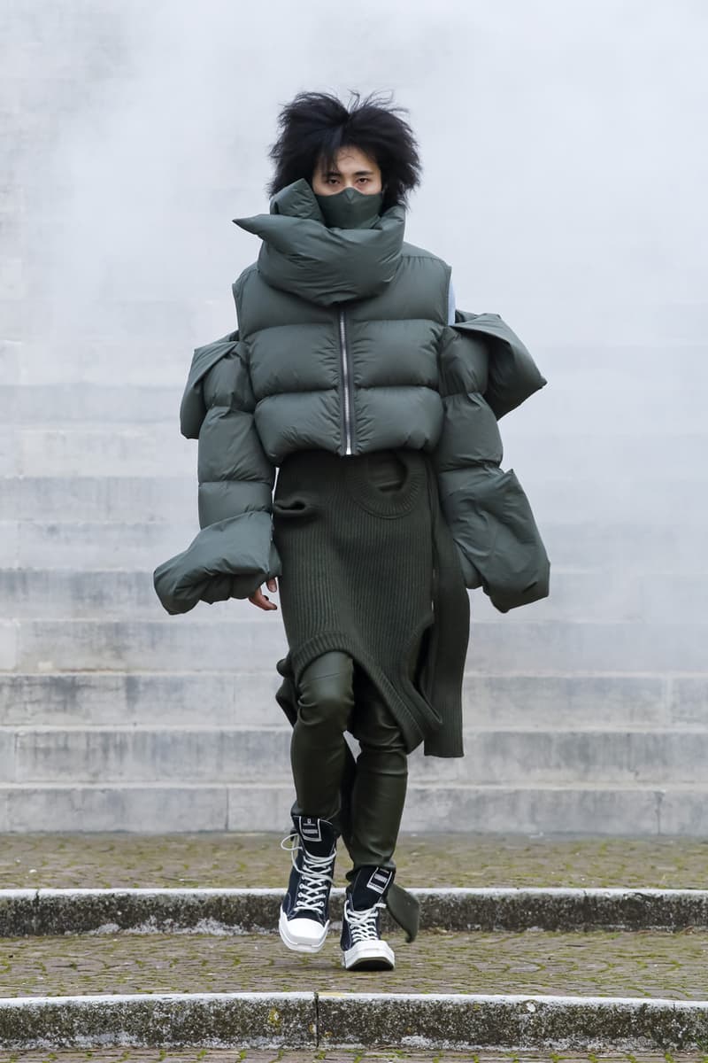 Rick Owens FW21 Menswear Collection Lookbook fall winter 2021 show presentation watch runway converse collaboration GETHSEMANE