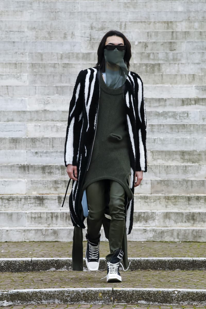 Rick Owens FW21 Menswear Collection Lookbook fall winter 2021 show presentation watch runway converse collaboration GETHSEMANE