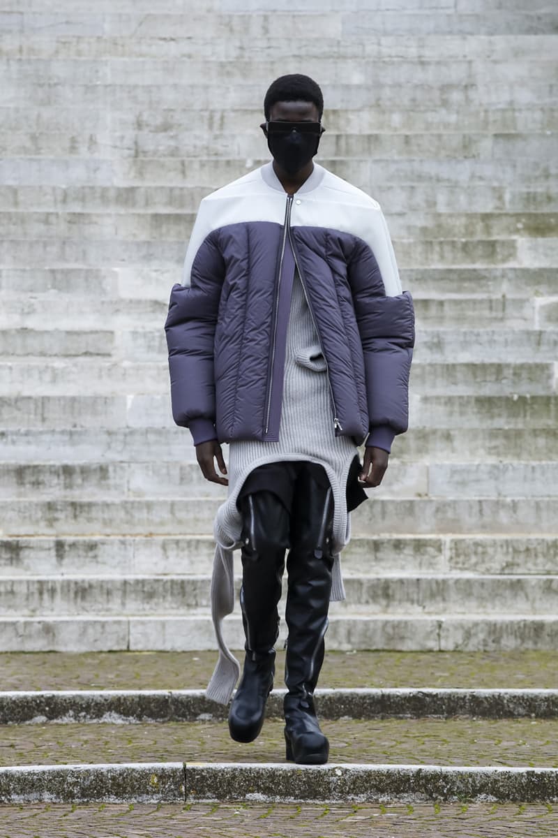 Rick Owens FW21 Menswear Collection Lookbook fall winter 2021 show presentation watch runway converse collaboration GETHSEMANE