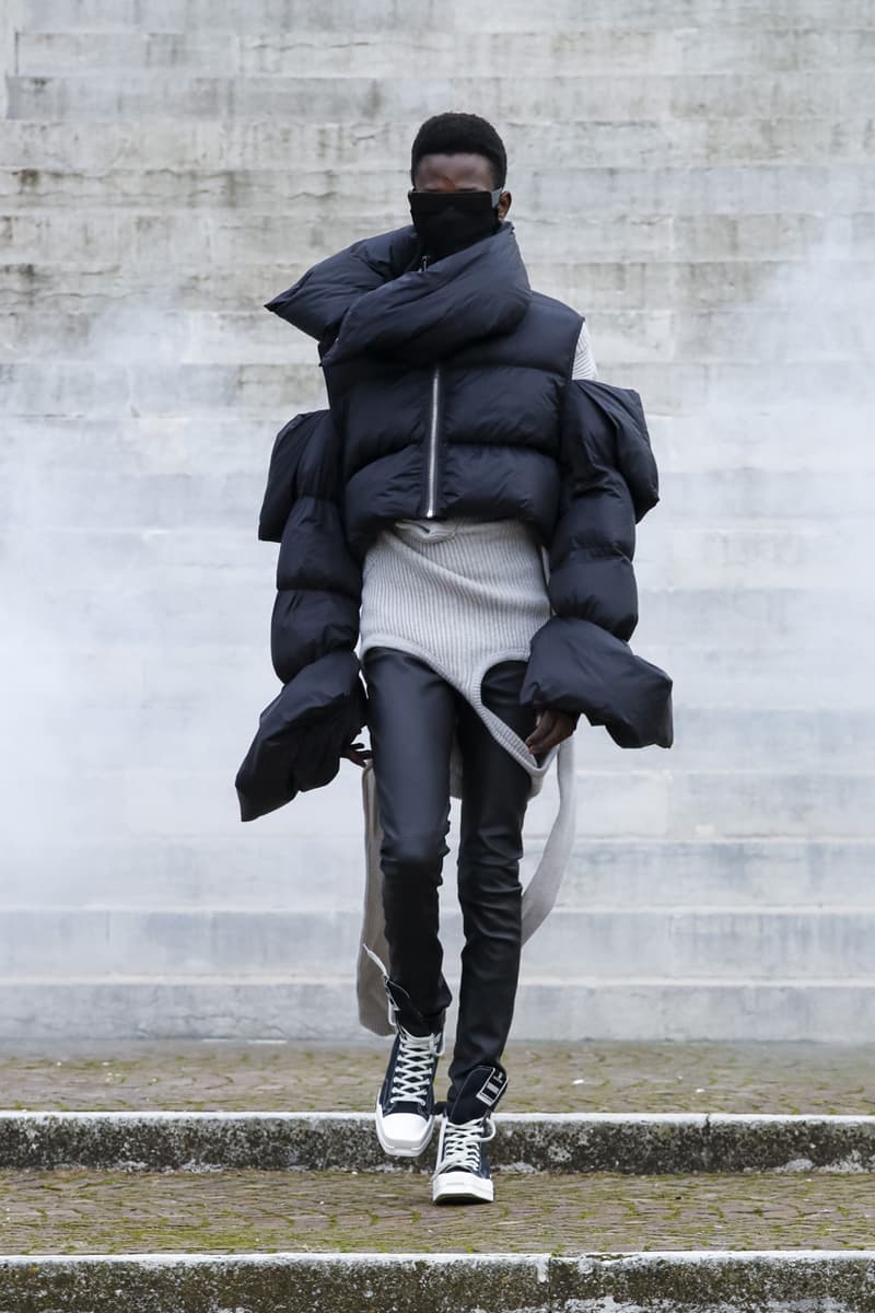 Rick Owens FW21 Menswear Collection Lookbook fall winter 2021 show presentation watch runway converse collaboration GETHSEMANE