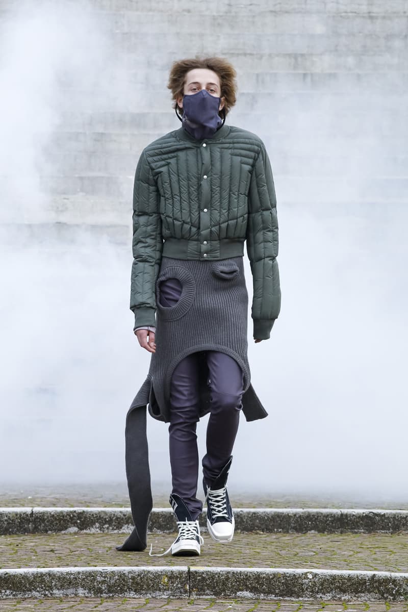 Rick Owens FW21 Menswear Collection Lookbook fall winter 2021 show presentation watch runway converse collaboration GETHSEMANE